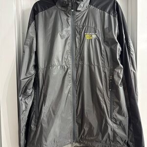 Mountain Hardwear Men's Black and Gray Windbreaker